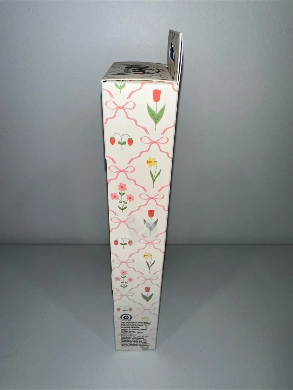 Wet Brush The Original Detangler Hair Brush White Pink Green Trellis Floral